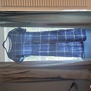 Blue linen Pyne & Smith dress